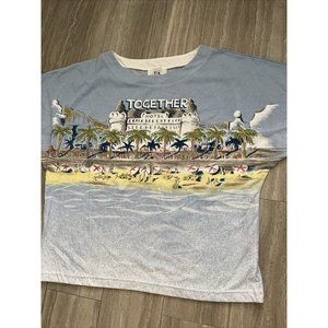 Vintage Together! Hotel Women T Shirt Boxy Fit 80’s XL